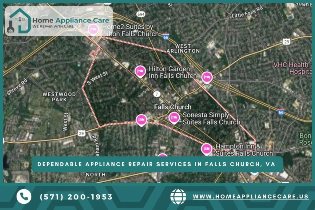 Appliance repair services in Falls church