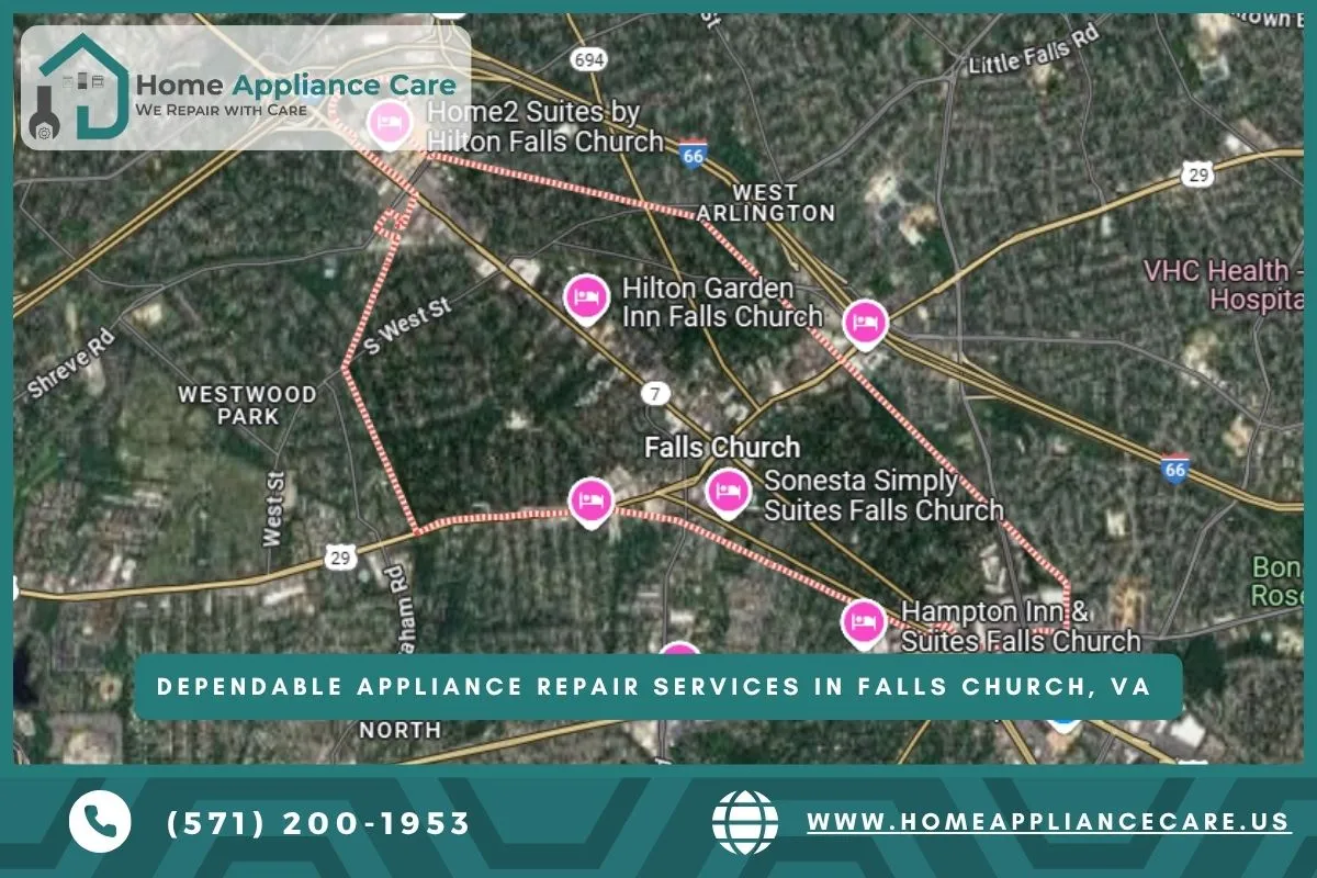 Appliance repair services in Falls church