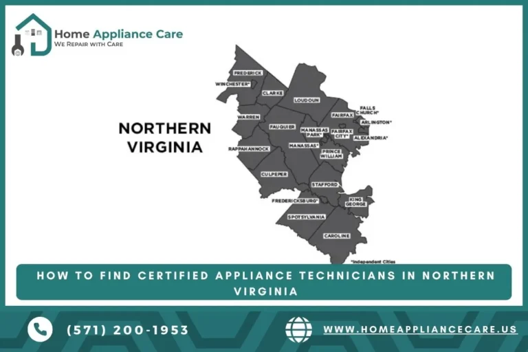 A map of Northern Virginia