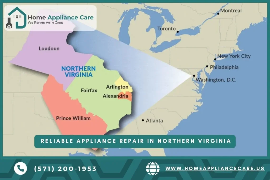 Map of Northern Virginia