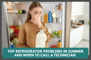 Top Refrigerator Problems in Summer and When to Call a technician