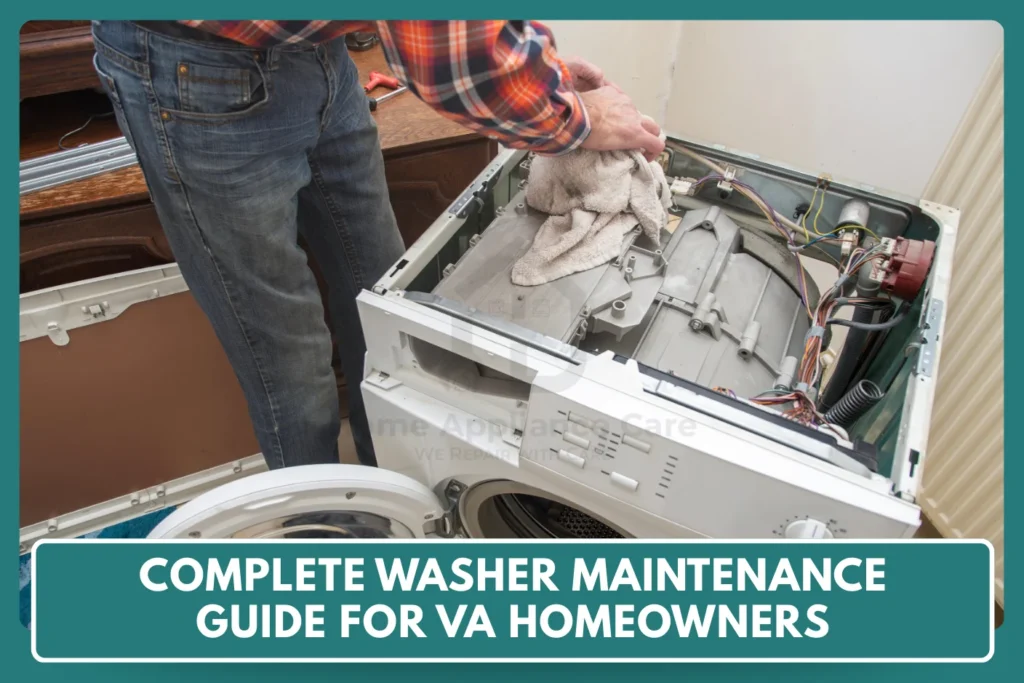 Home Appliance Care's Technician resloving the issue of the washer.
