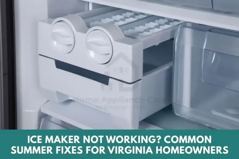 Ice maker not working? Common summer fixes for Virginia homeowners