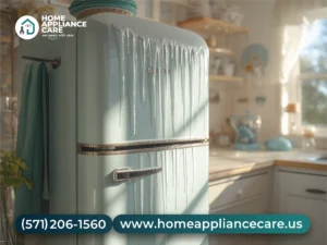 The refrigerator is too cold.