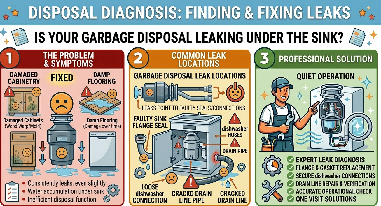 Garbage disposal repair